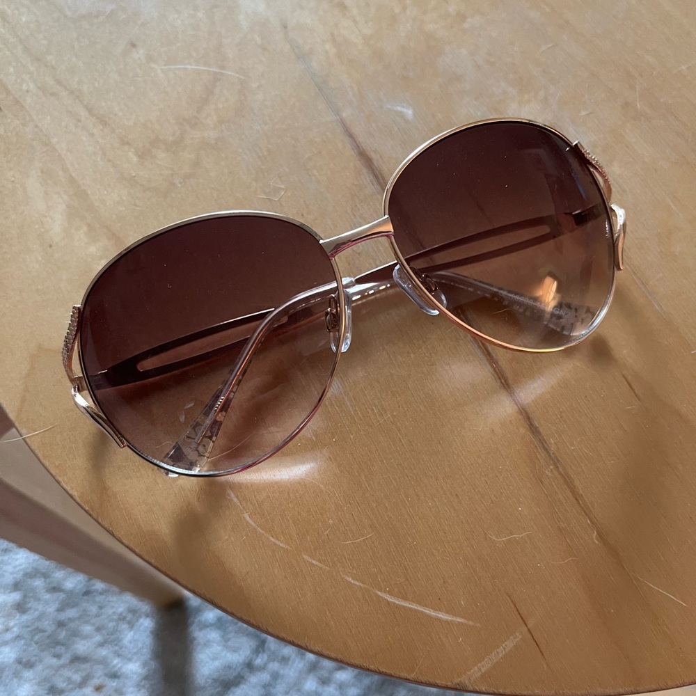 Gold sunglasses